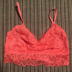 PINK Lace Bralette  ⭐️🌟LIKE NEW NEVER WORN🌟⭐️